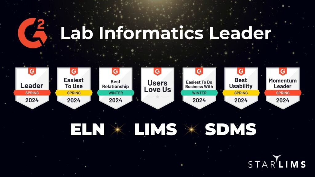STARLIMS sweeps G2’s Spring 2024 rankings for laboratory informatics, a stronghold maintained for 4 consecutive quarters.
